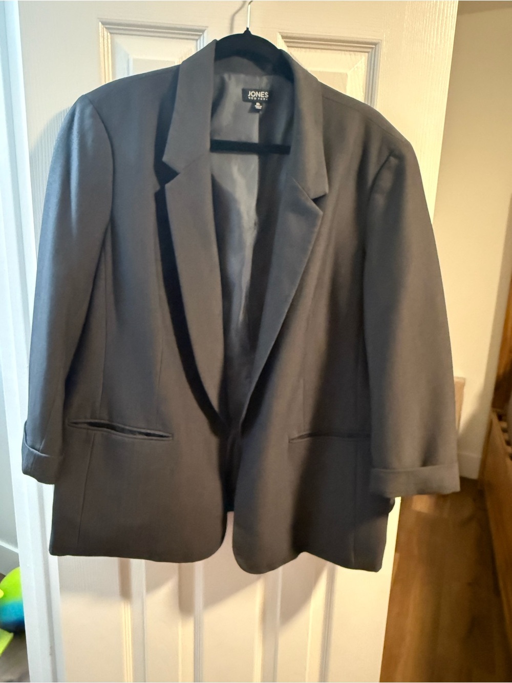 Jones New York Charcoal Gray Women's Tailored Blazer Pant Suit